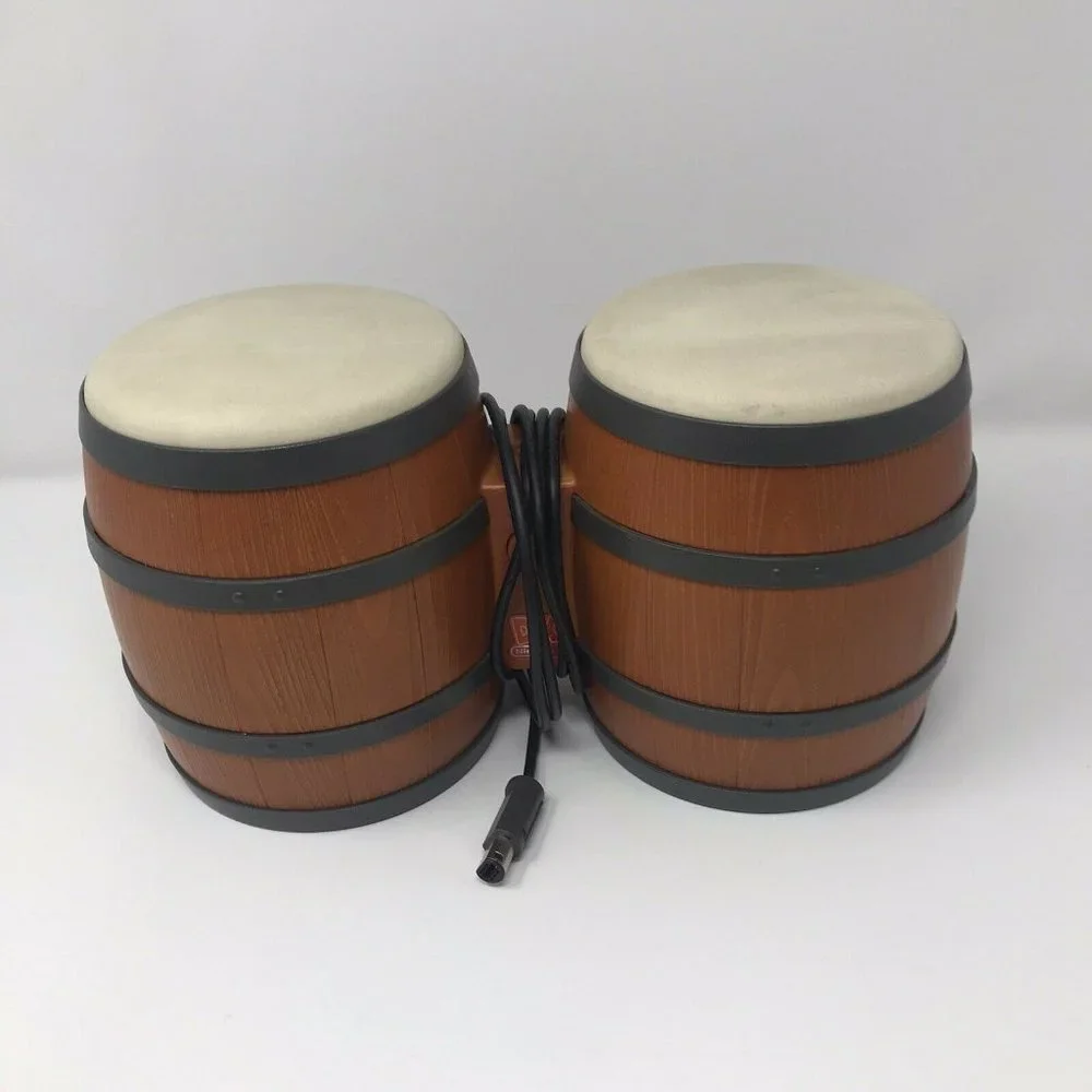 Nintendo Game Cube Donkey Kong Jungle Beat Wired Bongos with Original Box